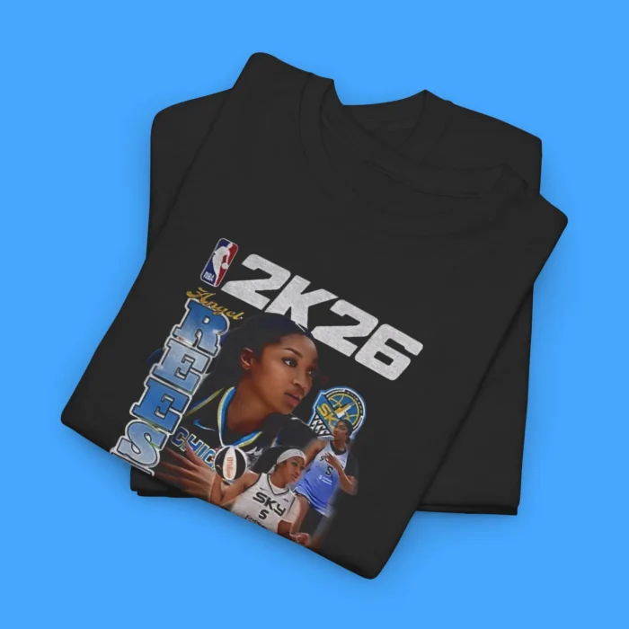 Angel Reese Rocks NBA 2K26 Cover Tee