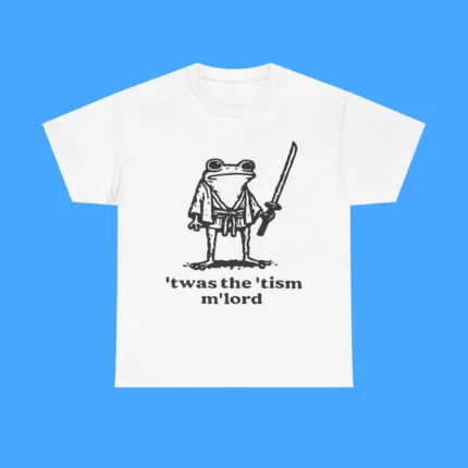 T’was The ‘Tism M’Lord Funny Medieval Knight Frog Shirt